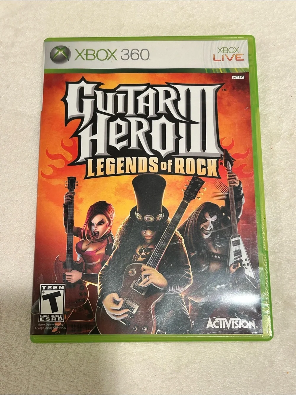 Microsoft Xbox 360 Guitar Hero III: Legends of Rock